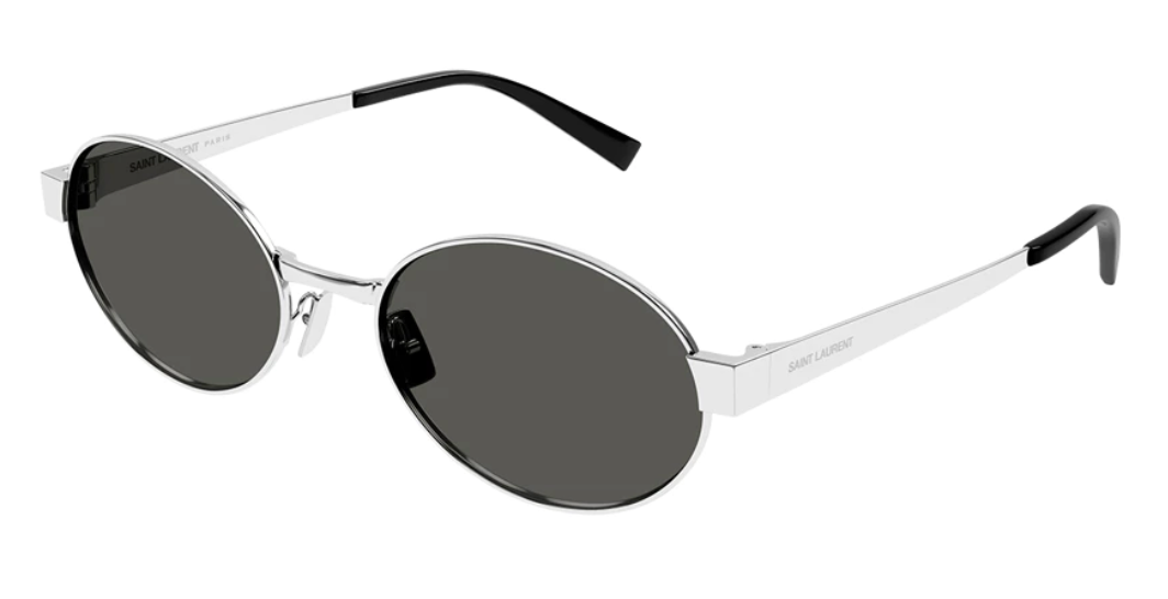 Saint Laurent, SL692, 002 SILVER, 55